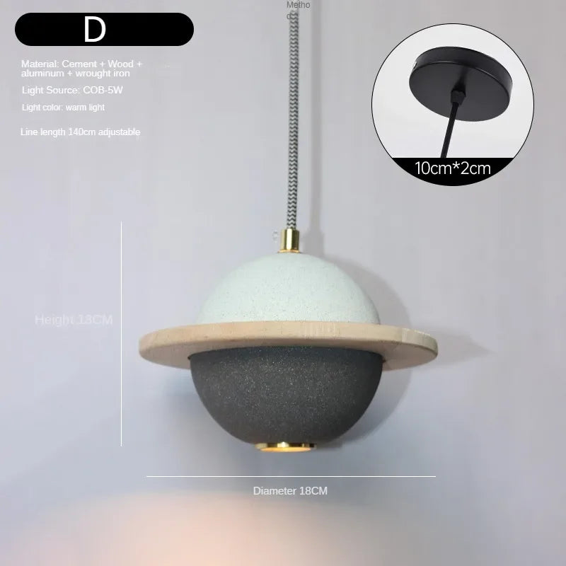 Modern LED chandelier with creative design for children