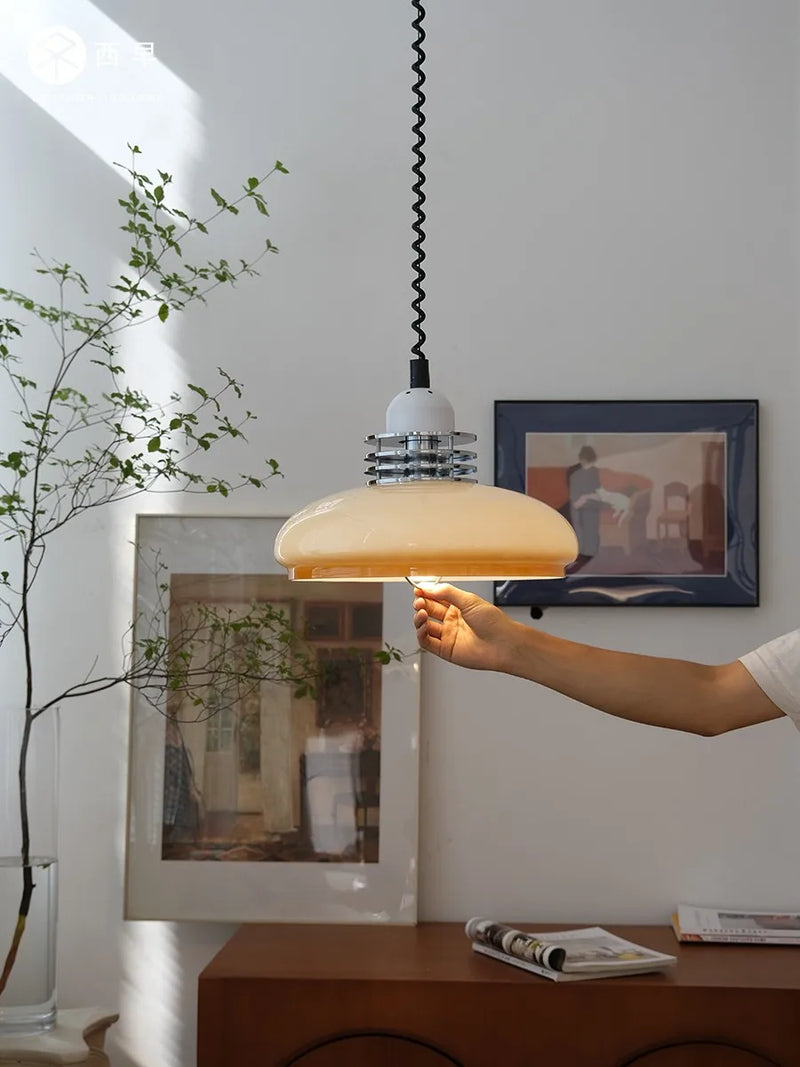Medieval Nordic retractable pendant light