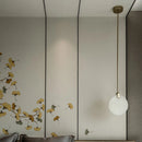 Modern creative marble effect LED chandelier