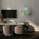 Creative luxury flower design copper wall light