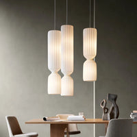 Silent Japanese chandelier for high ceilings, lofts and restaurants