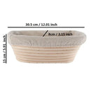 rattan bread basket for baking and fermentation