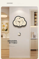 creative retro cloud clock simple and light decoration
