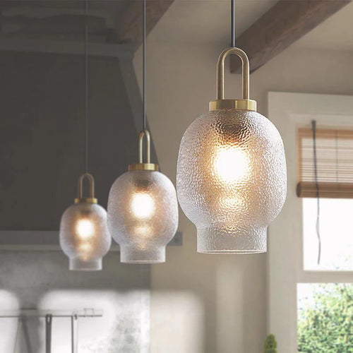 Minimalist glass chandelier with luxurious design for modern décor - vue 4 sur 10