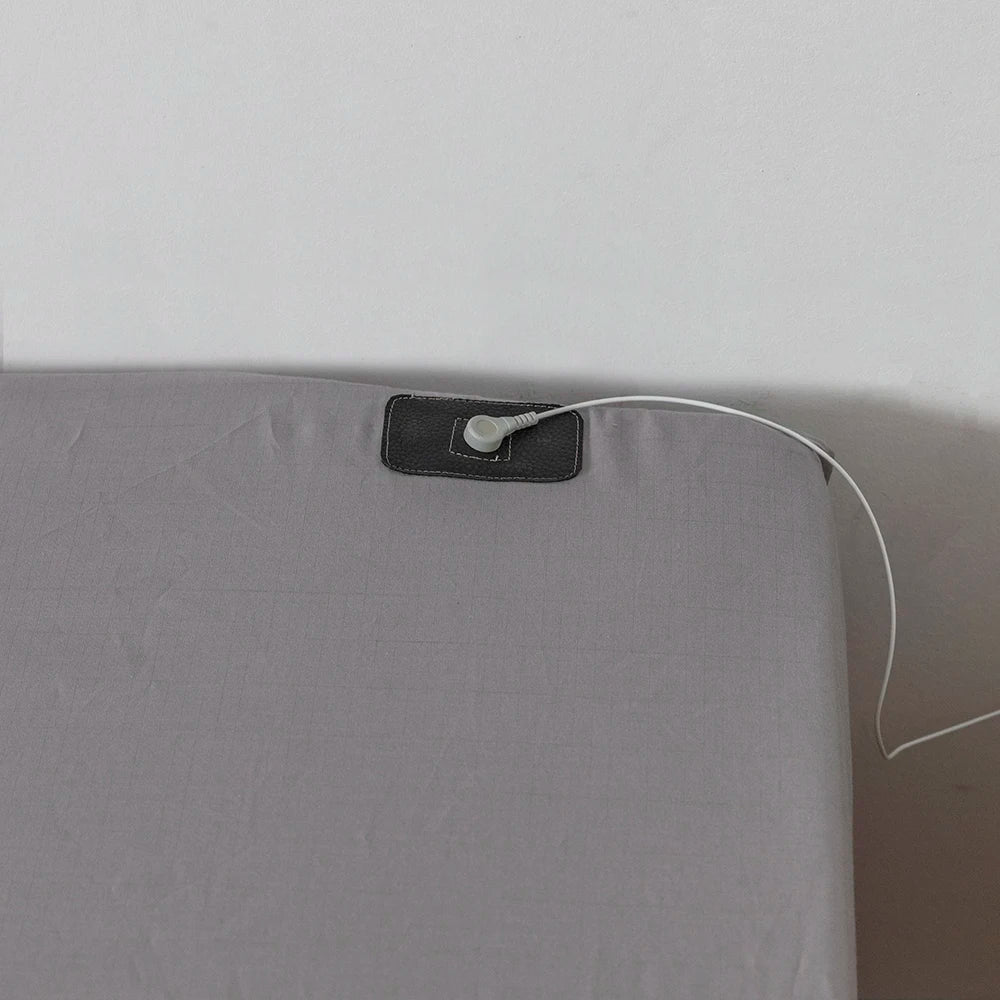 Esd Earthing Bed Fitted Grounding Sheet, Get Grounded King/Queen/Twin Size, Include a Grounding Connection Plug - vue 5 sur 7