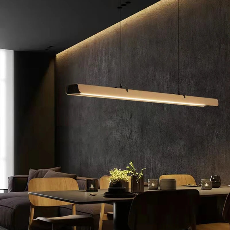 Minimalist LED ceiling pendant light for restaurant, bar or shop