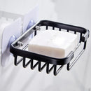wall-mounted soap and sponge storage holder