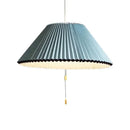 Modern blue fabric pendant light, living room, dining room, ceiling hanging lamp, pendant light