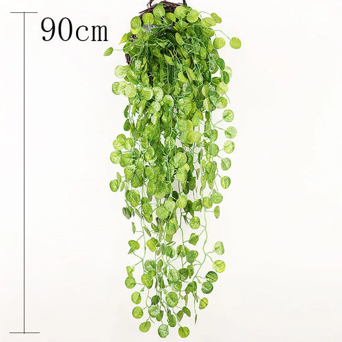 Hanging artificial rattan plants for indoor and outdoor decoration - vue 30 sur 29