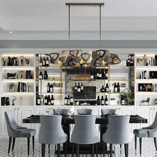 Creative postmodern shell art chandelier - vue 7 sur 11