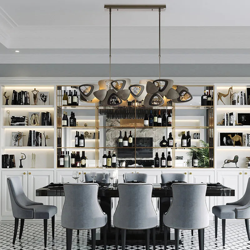 Creative postmodern shell art chandelier - vue 6 sur 11