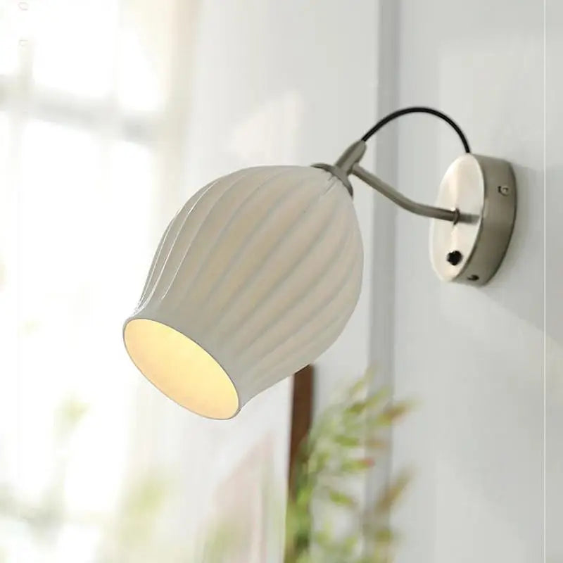 Art deco ceramic wall light for elegant lighting