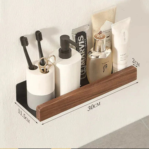 bathroom storage wall shelf - vue 10 sur 14