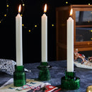 Set of 6 easy-to-use taper candle holders for all occasions