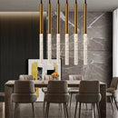 Acrylic bubble tube LED pendant light for interior decoration