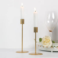 Simple nordic iron candle holder for Christmas and romantic weddings