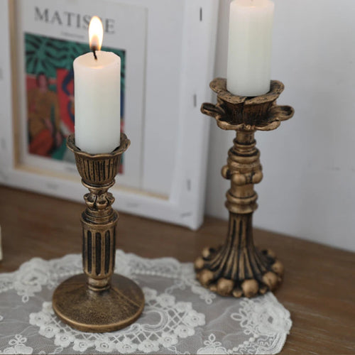 Metal candle holders for wedding and event decoration - vue 3 sur 9
