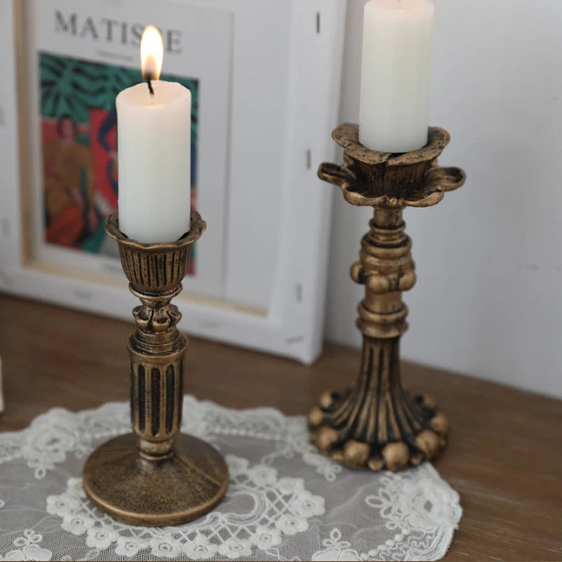 Metal candle holders for wedding and event decoration - vue 3 sur 9
