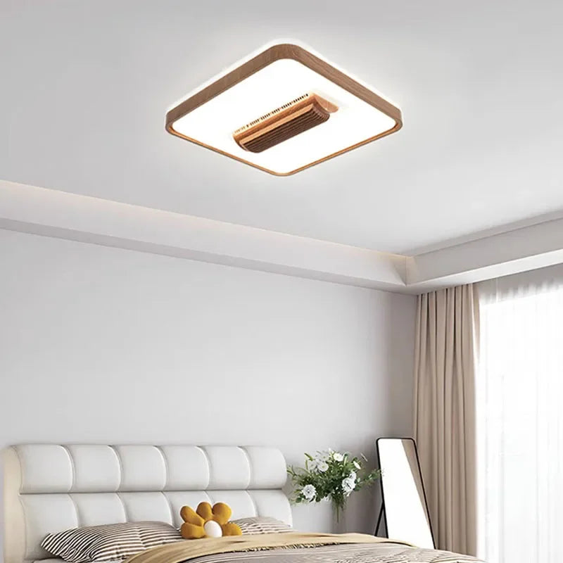 Silent electric fan with three colours and six speeds - vue 6 sur 8
