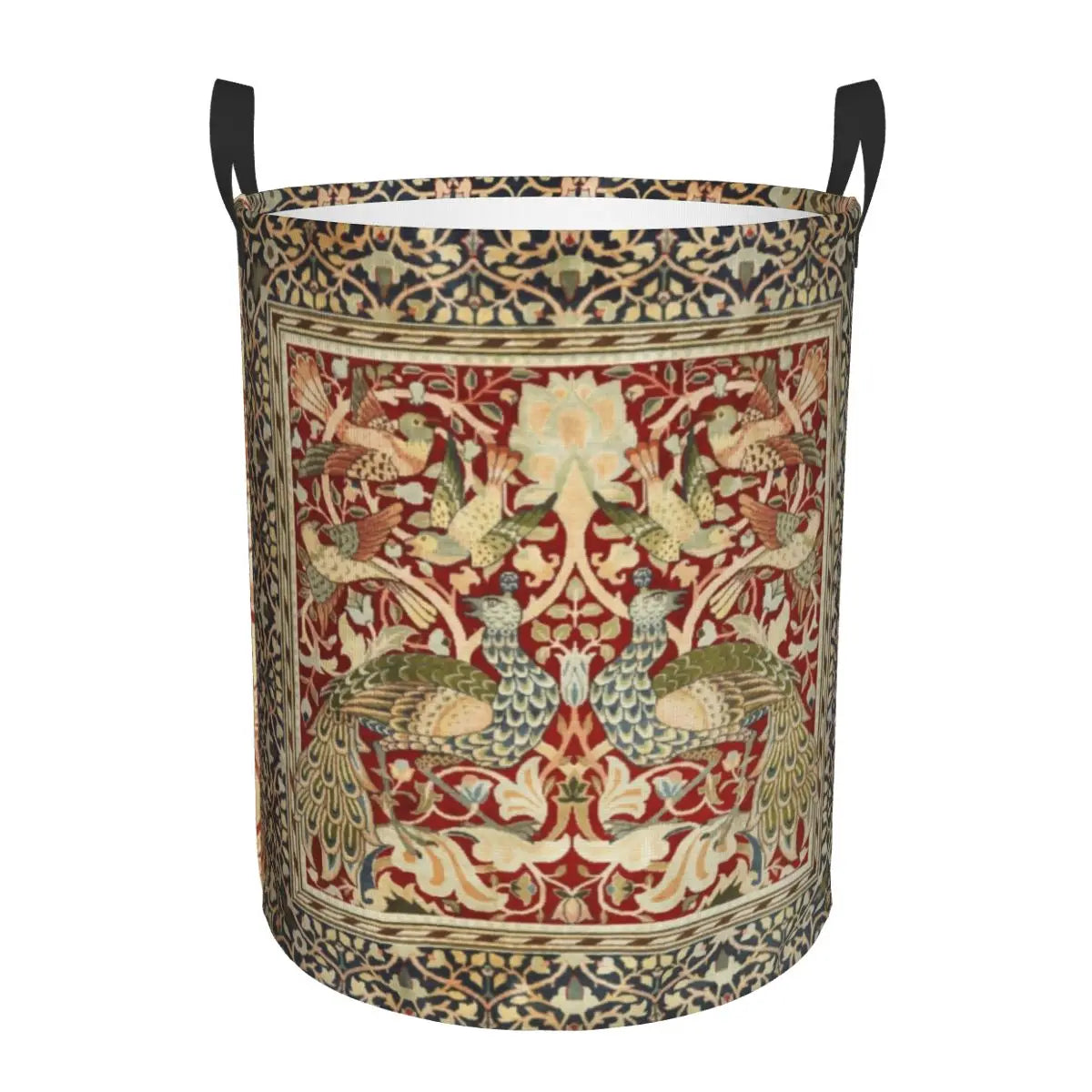 floral foldable laundry basket for baby toy storage - vue 23 sur 30