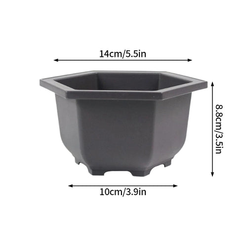 Rectangular clay effect flower pots for outdoor garden - vue 21 sur 30