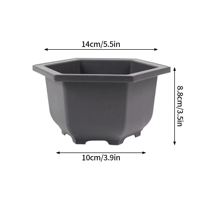 Rectangular clay effect flower pots for outdoor garden - vue 20 sur 30