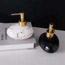 storage bottles for shower gel, shampoo and disinfectant