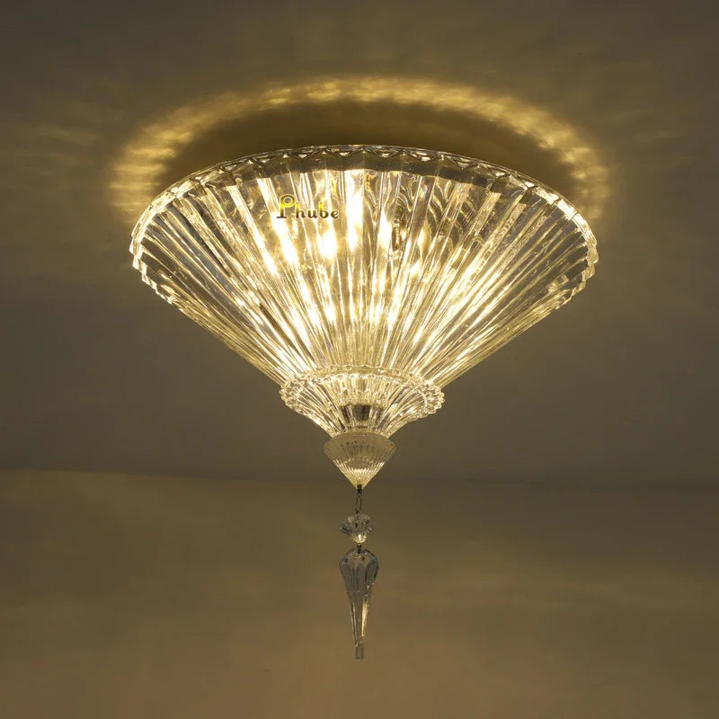 Luxury crystal ceiling light for decorative interior lighting