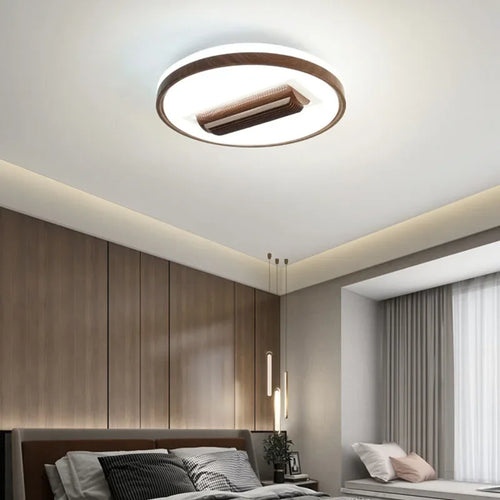 Silent electric fan with three colours and six speeds - vue 3 sur 8
