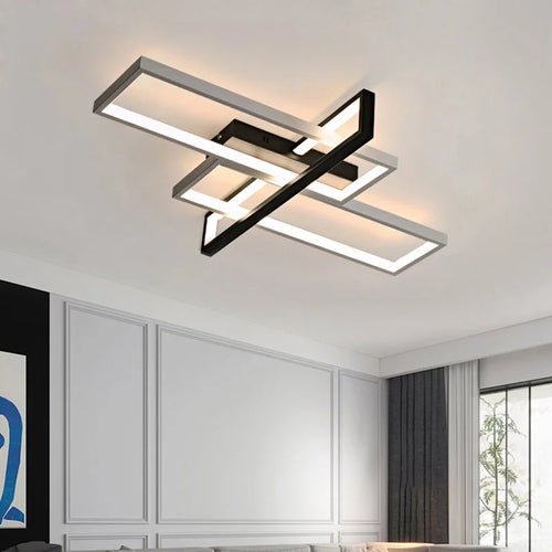 Creative black and white chandelier for interior decoration - vue 2 sur 16