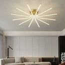 Modern LED ceiling light with remote control for interior decoration