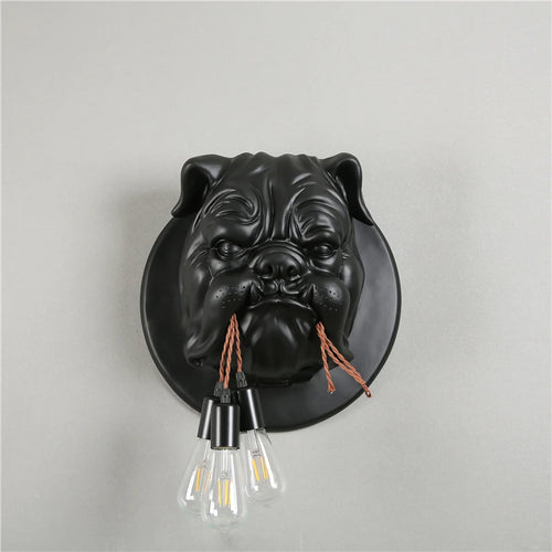 Modern gorilla resin art deco LED wall light - vue 10 sur 10