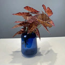 Set of 2 artificial leaves for autumn party decoration