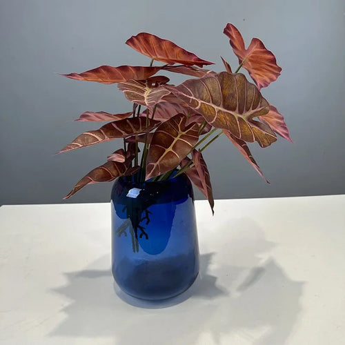 Set of 2 artificial leaves for autumn party decoration - vue 7 sur 10