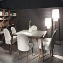 Japanese fabric floor lamp retro design for modern interiors