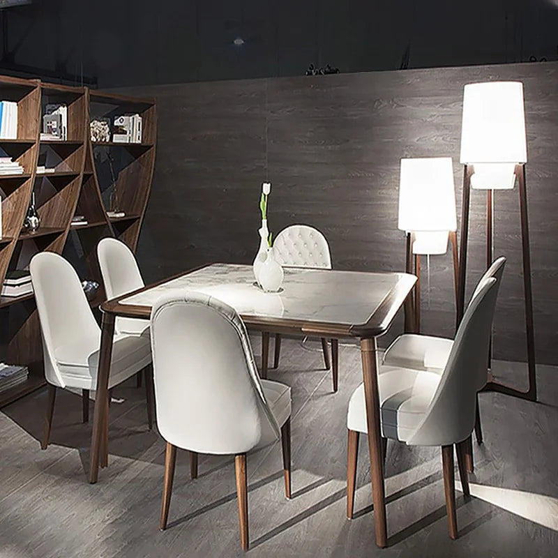 Japanese fabric floor lamp retro design for modern interiors - vue 3 sur 9