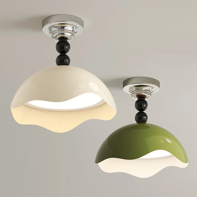 Creative nordic LED ceiling light with remote control and adjustable brightness