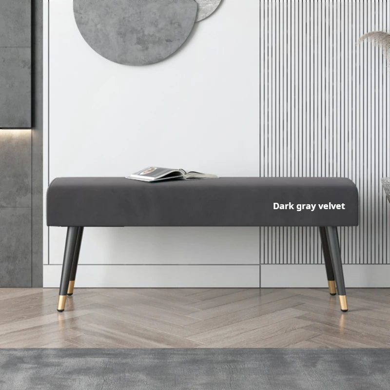 soft shoe bench for entrance hall and living room - vue 4 sur 18