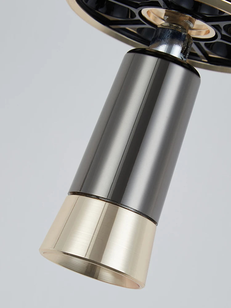 High-end decorative wind chime pendant light, modern creative design - vue 5 sur 8