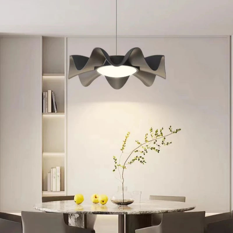 Creative nordic style LED chandelier for interior decor - vue 6 sur 8
