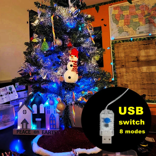 Waterproof USB LED string lights for party decorations - vue 5 sur 14