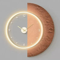 modern design led wall clock for home decor