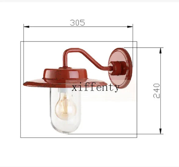 Modern Nordic glass wall light for interior decoration