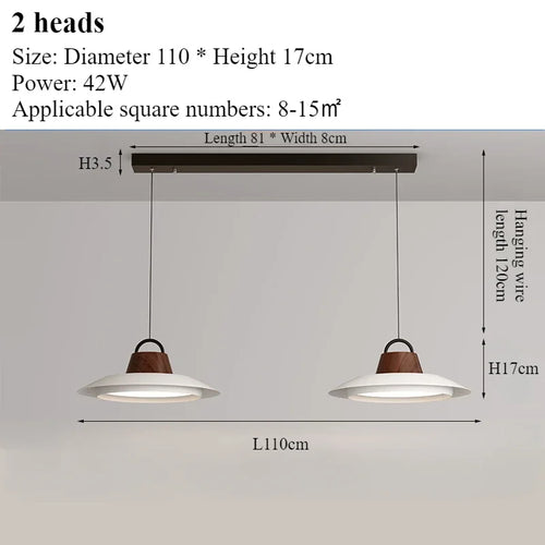 Modern nordic creative chandelier for interior decoration with LED lights - vue 15 sur 16