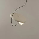 3d design LED pendant light with movable sphere and adjustable cord