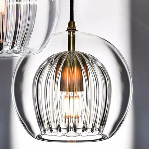 Nordic glass LED pendant light for interior decoration