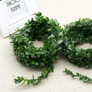 Artificial leaf garland for wedding and home decoration