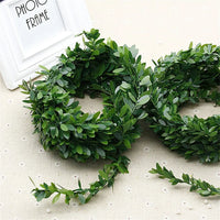 Artificial leaf garland for wedding and home decoration