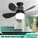 LED 30W ceiling fan light E27 with remote control for dimming, suitable for living room  study, household use Fan lamp 85-265V