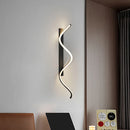 Modern minimalist LED striped wall light for bedroom, living room, corridor